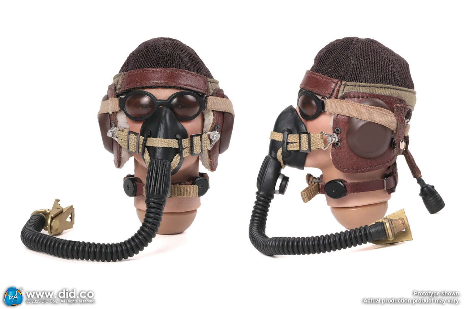 D80190 1:6 Erich Hartmann German Luftwaffe fighter pilot oxygen mask